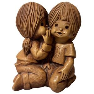 Vintage 70s-80s MACK "Got a Secret" Figurine – Boy &‎ Girl Whispering